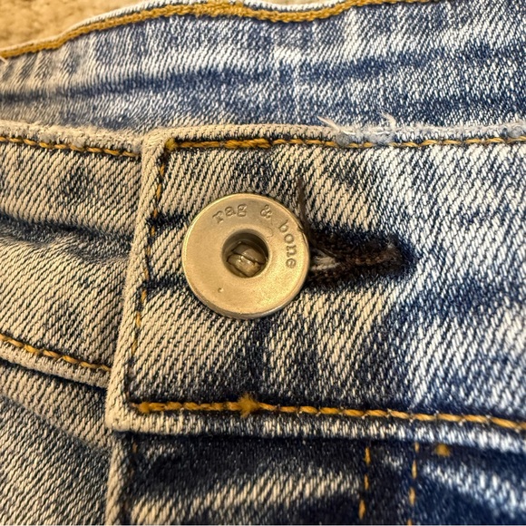 Rag & Bone Jane Super High Rise Ankle Cigarette Jeans Size 33 Dakota Wash EUC - Picture 2 of 14